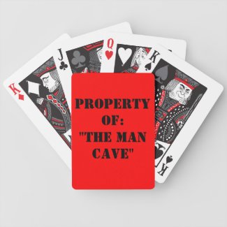Mancave Playing Cards