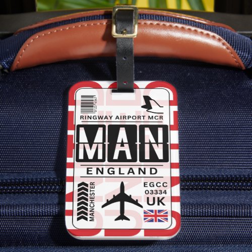 Manchester Airport Luggage Tag
