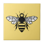 Manchester Bee Ceramic Tile<br><div class="desc">A design all about the Manchester bee. The honey bee,  or worker bee is the traditional symbol of the City of Manchester.</div>