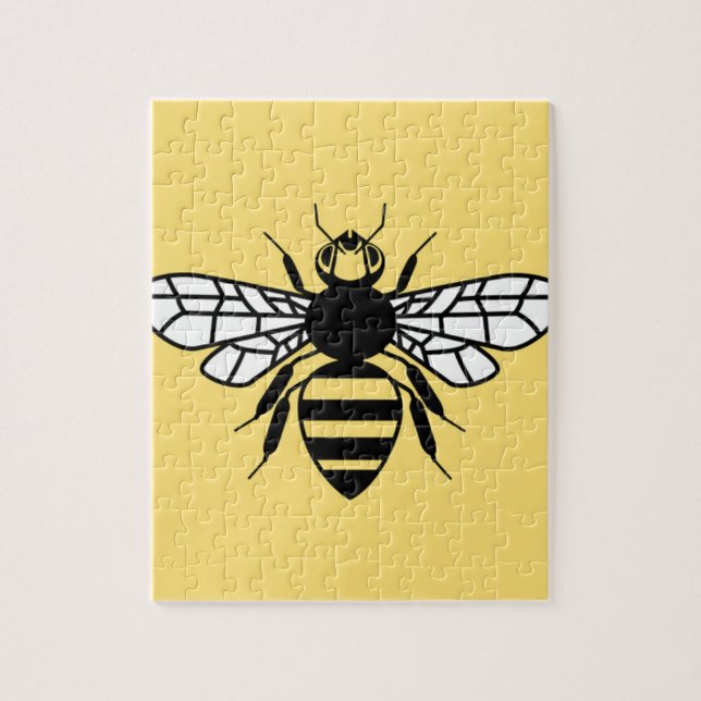 Manchester Bee Jigsaw Puzzle (Vertical)