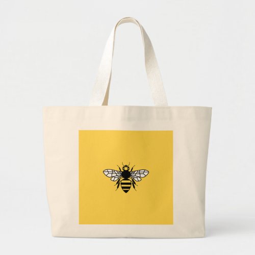 Manchester Bee Large Tote Bag