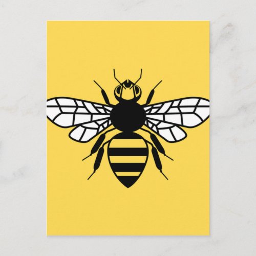 Manchester Bee Postcard