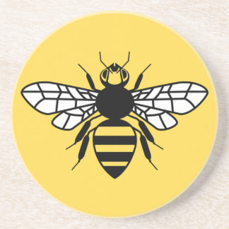 Manchester Bee Sandstone Coaster