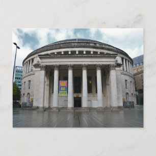 Manchester Central Library postcard
