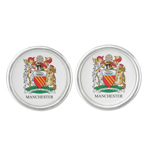 Manchester coat of arms cufflinks