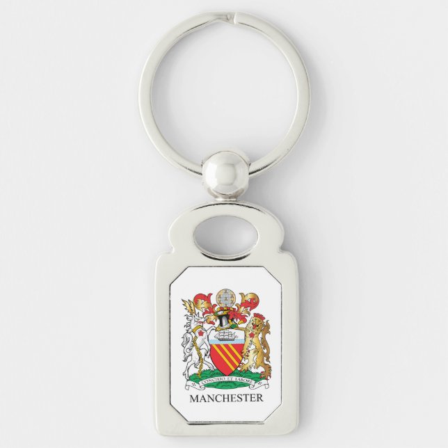 Manchester coat of arms keychain (Front)