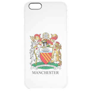 Manchester coat of arms clear iPhone 6 plus case