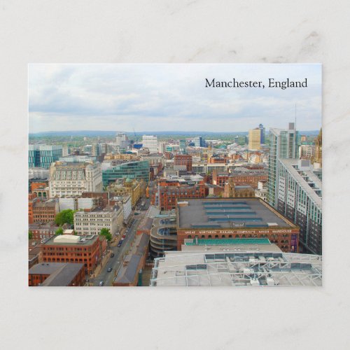 Manchester England Postcard