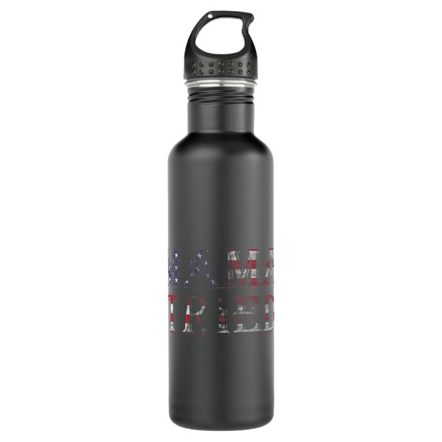Manchester England United Kingdom British Flag Vin Stainless Steel Water Bottle (Front)