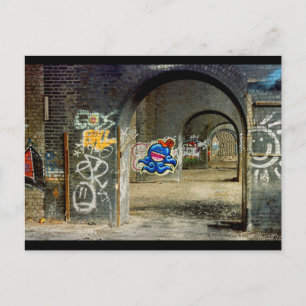 Manchester Graffiti Postcard
