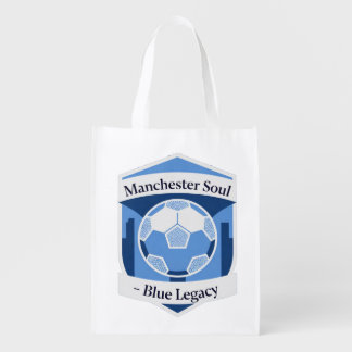 Manchester Heritage Soccer City, Football Gift Grocery Bag