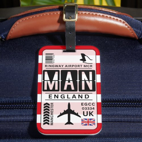 Manchester MAN Luggage Tag