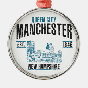 Manchester Metal Ornament