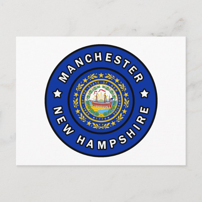 Manchester New Hampshire Postcard (Front)