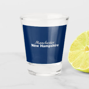 Manchester, New Hampshire Shot Glass
