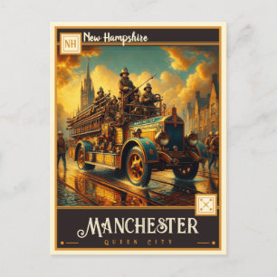 Manchester, New Hampshire Vintage Postcard