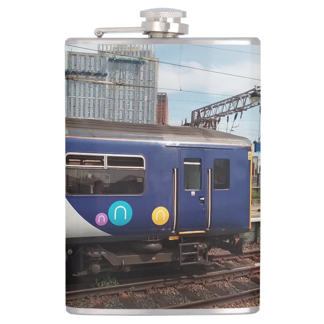 Manchester Piccadilly  Flask (Front)