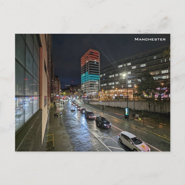 Manchester Piccadilly Postcard (Front)