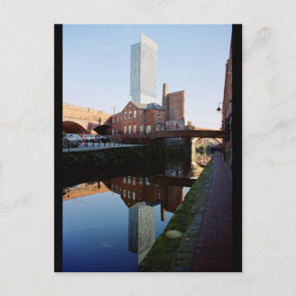 manchester reflection postcard