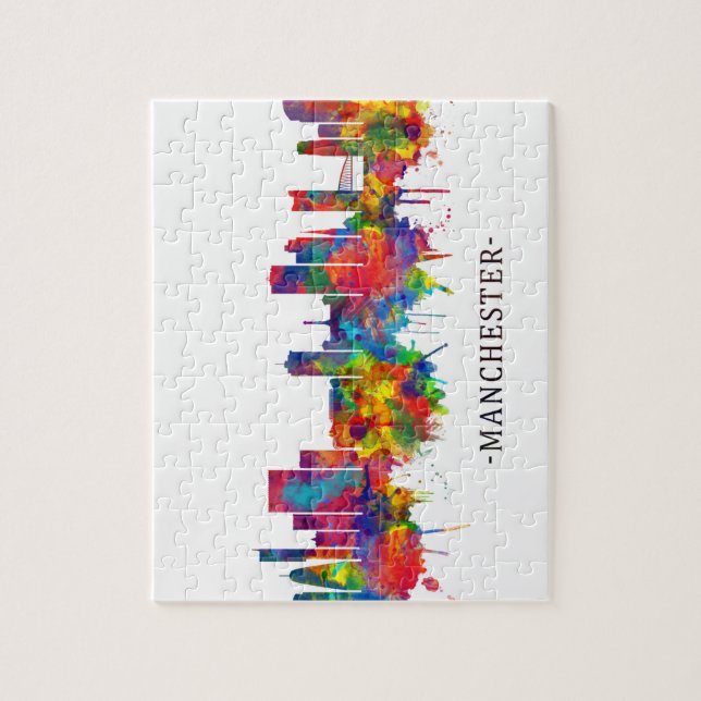 Manchester Skyline Jigsaw Puzzle (Vertical)