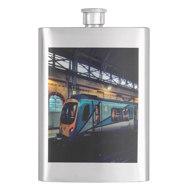 Manchester station  flask (Front)