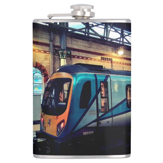 Manchester station  flask (Front)