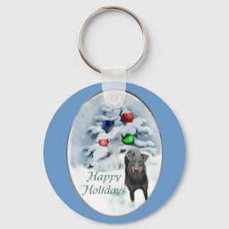 Manchester Terrier Christmas Gifts Keychain