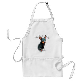 Manchester Terrier Dad 2 Adult Apron