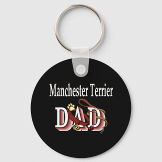 manchester terrier dad Keychain