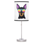 Manchester Terrier in Cool Sunglasses Classic T-Sh Table Lamp