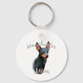 Manchester Terrier Mom 2 Keychain