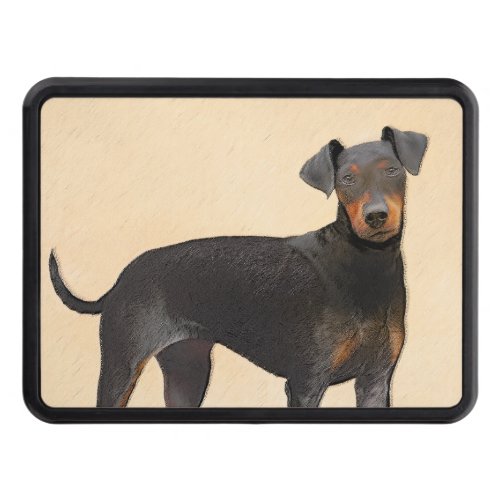 Manchester Terrier Painting Original Animal Art Hitch Cover