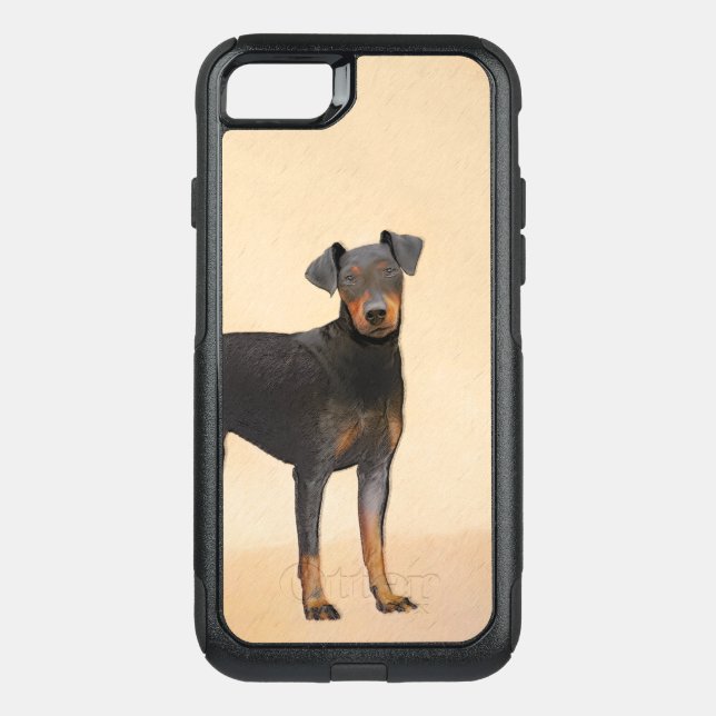 Manchester Terrier Painting Original Animal Art Otterbox iPhone Case (Back)