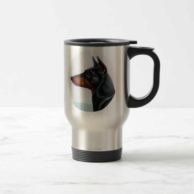 Manchester Terrier Portrait Mug (Right)