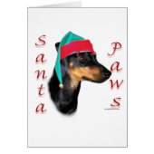 Manchester Terrier Santa Paws (Front)