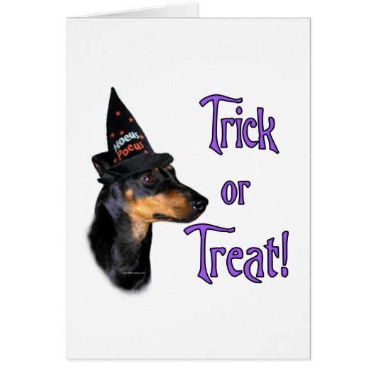 Manchester Terrier Trick Cards (Front)