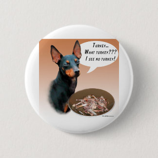 Manchester Terrier Turkey Button