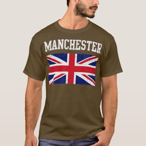 Manchester United Kingdom Flag England Union Jack T_Shirt