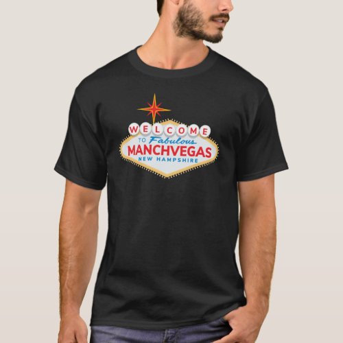 Manchvegas Manchester New Hampshire T_Shirt