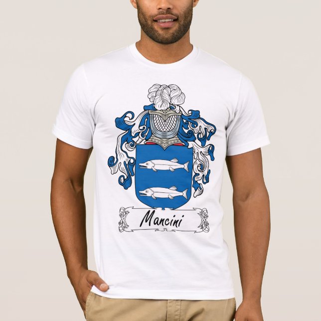 Mancini Family Crest T-Shirt (Front)