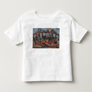 Mancos State Park, Colorado - Large Letter Scene Toddler T-shirt