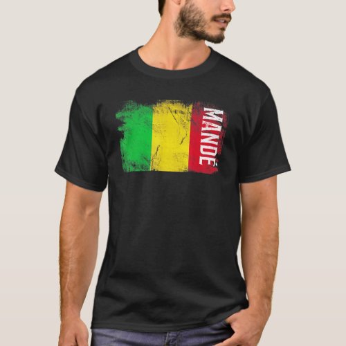 Mand Mali Flag For Malians Men Women Kids T_Shirt