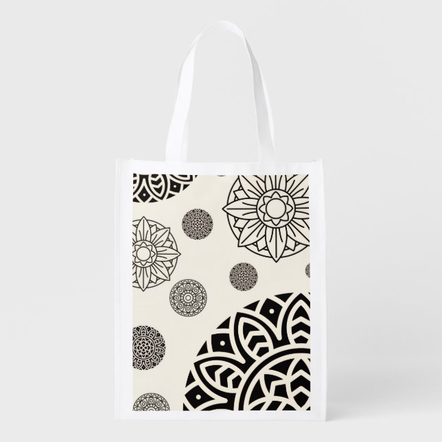 Mandal art design hand bag (Front)