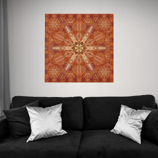 Mandala 10 Faux Wrapped Canvas Print