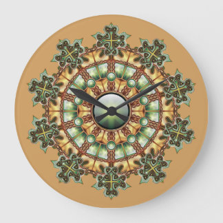Mandala #1 wall clock