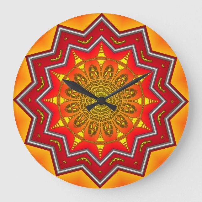 Mandala 3 Clock (Front)