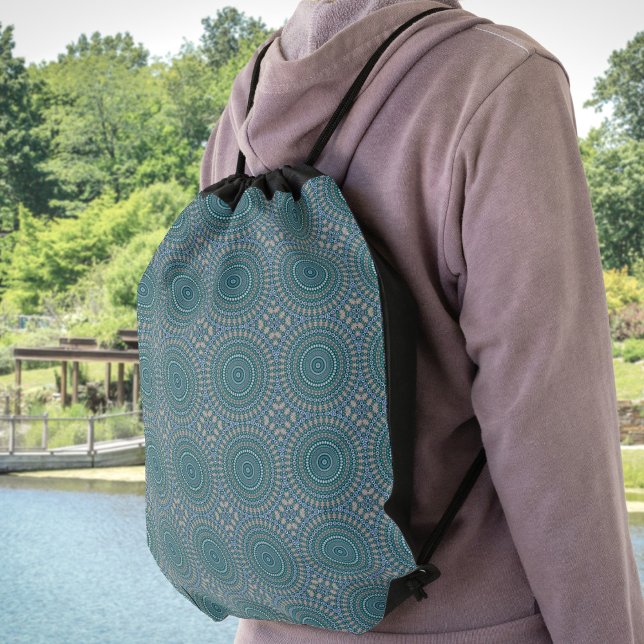 Mandala 4 Drawstring Backpack (Creator Uploaded)