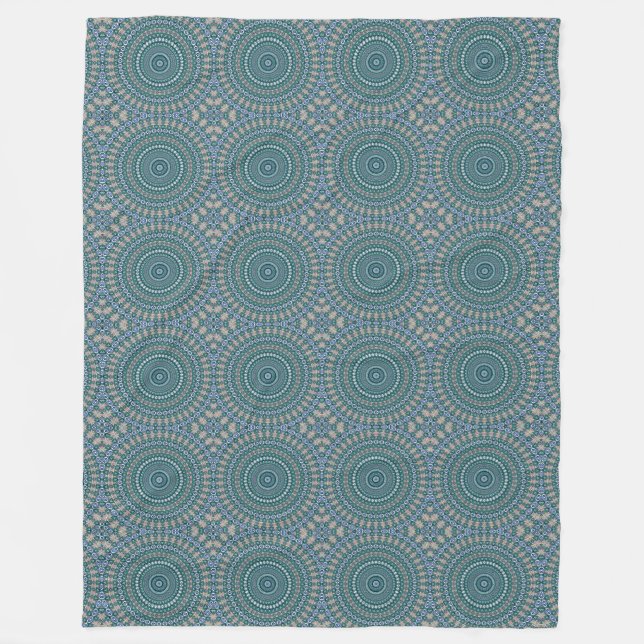 Mandala 4 Fleece Blanket (Front)