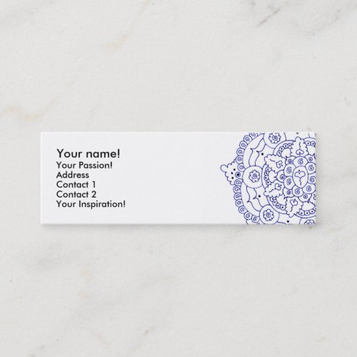 Mandala 4 Profile Card Business Card Templates