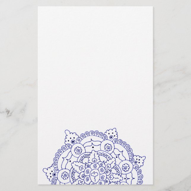Mandala 4 stationary stationery (Front)